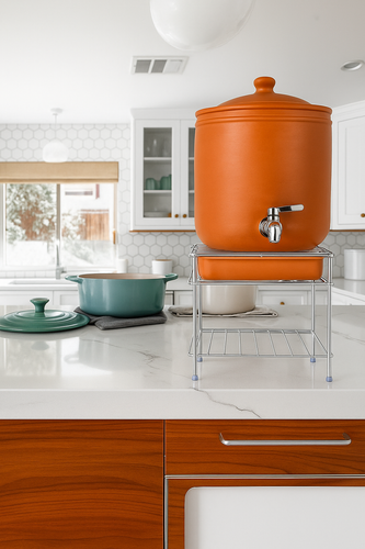 Heavy Steel Matka Stand with Free Tray