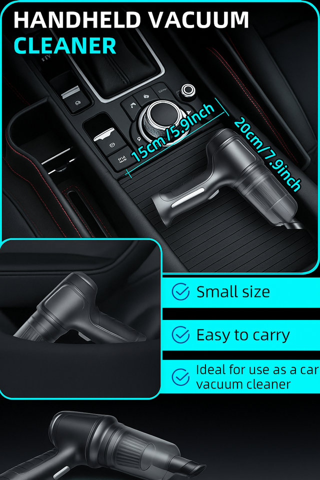 Wireless Handheld Car Vacuum Cleaner and Blower [C.O.D AVALIABLE]